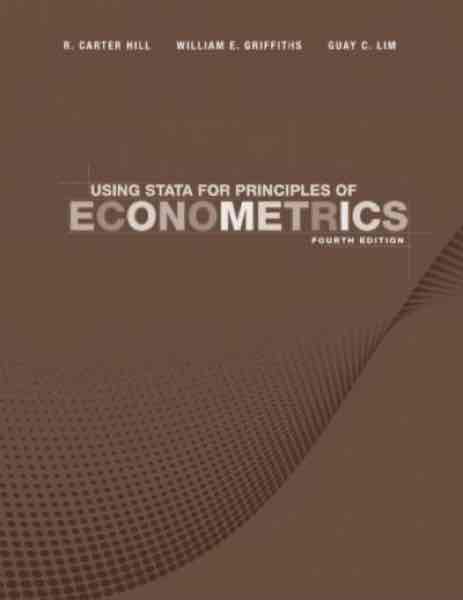 Using Stata for principles of econometrics