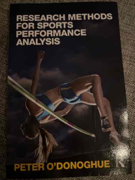 Research methods for sports performance analysis