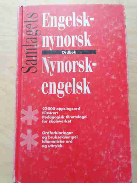 Engelsk - Nynorsk , Nynorsk-Engelsk Ordbok