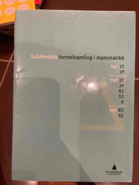 Gyldendals formelsamling i matematikk