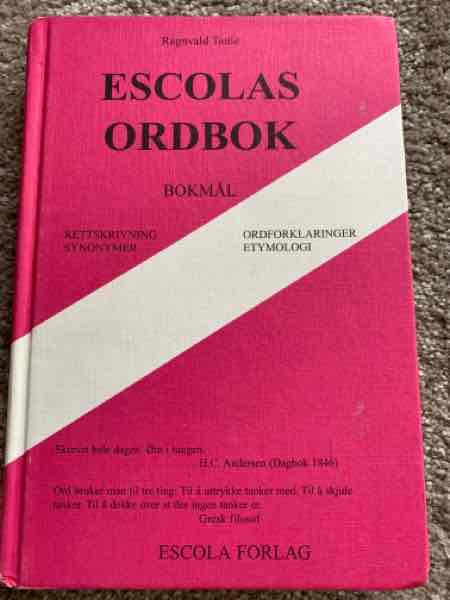 Escolas Ordbok 