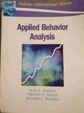 Applied behavior analysis 