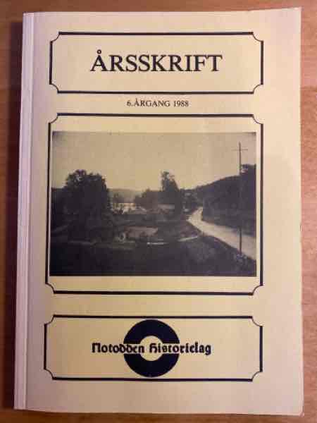 Årsskrift for Notodden historielag 