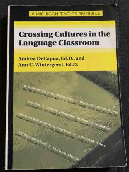 Crossing cultures in the langugage classroom