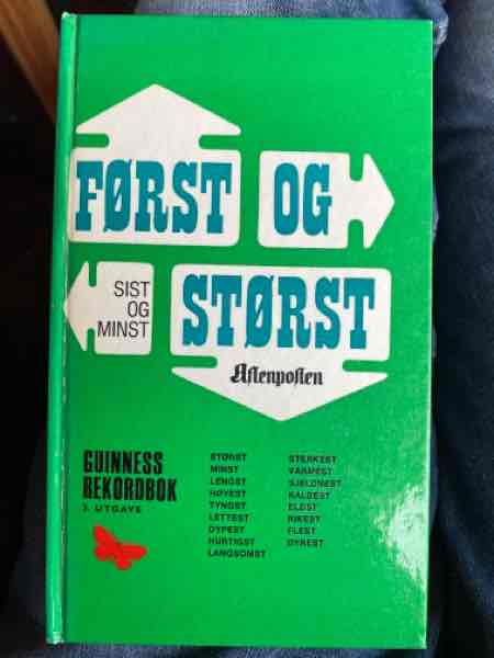 FØRST OG STØRST