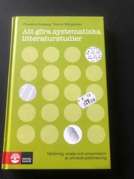 Att göra systematiska litteraturstudier 