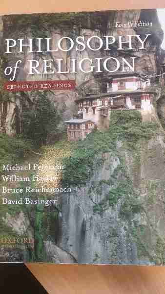 Philosophy of religion