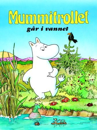 Mummitrollet går i vannet