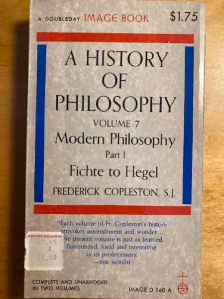 A HISTORY OF PHILOSOPHY 