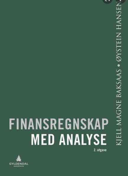 Finansregnskap med analyse