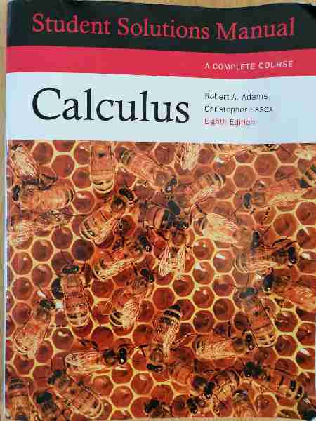 Student Solution Manual : Calculus