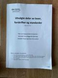 Utvalgte deler av lover, forskrifter og standarder