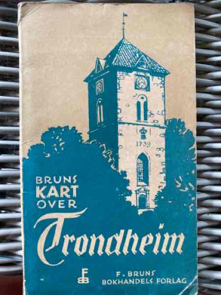 Bruns kart over Trondheim