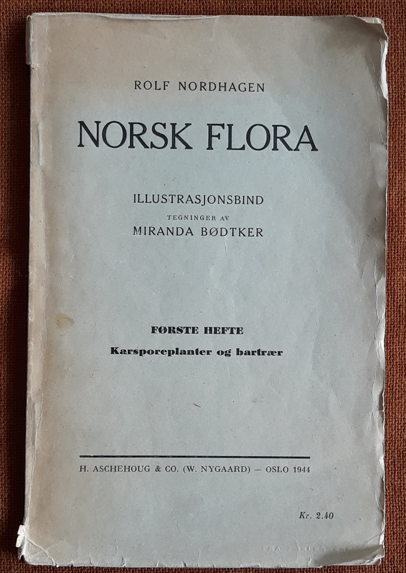 Norsk flora. 1. Karsporeplanter og bartrær. Illustrasjonsbind