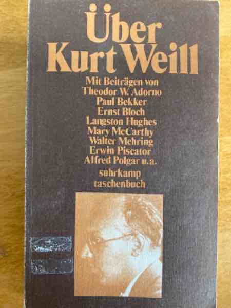 Über Kurt Weill