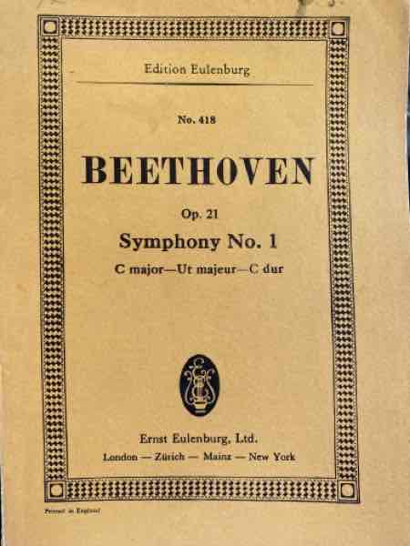 BEETHOVEN Op.21 Symphony No.1