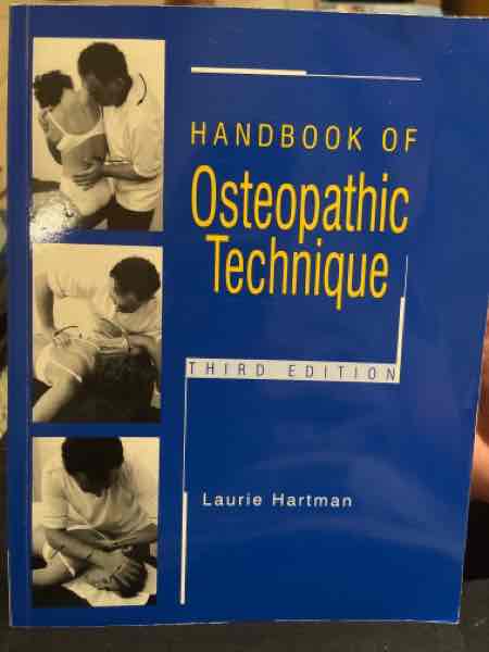 HANDBOOK OF OSTEOPATHIC TECHNIQUE