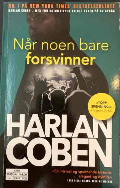 NÅR NOEN BARE FORSVINNER