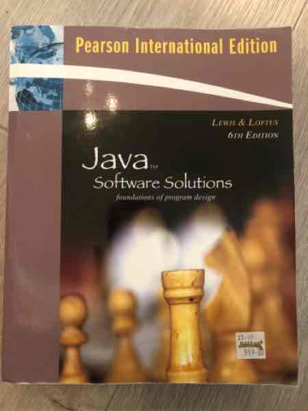 Java Software solutions - foundations of program design