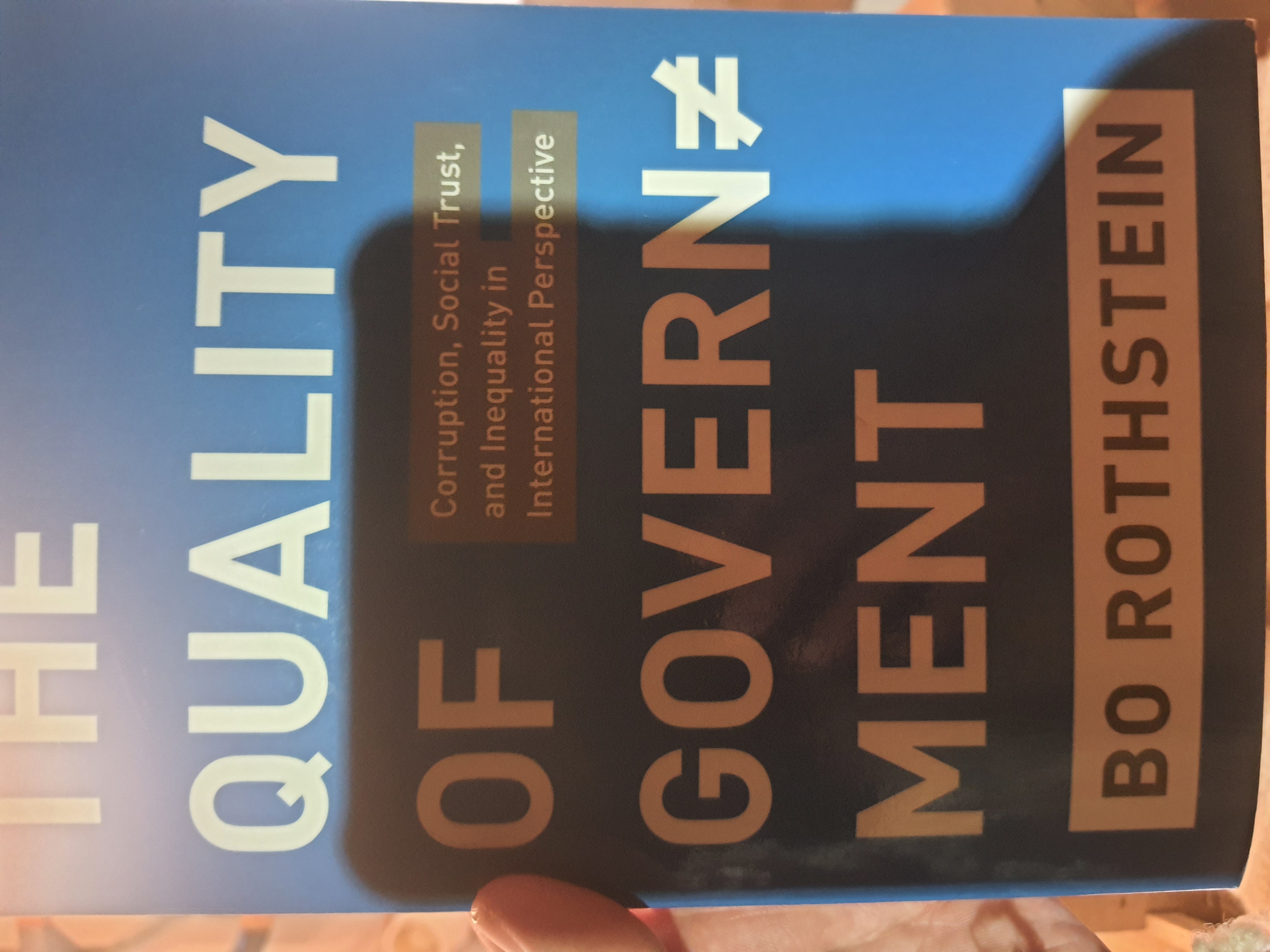 The Quality of Government