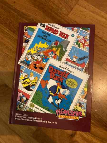 Tegneserie Bokklubben: Donald Duck Eventyr med tidsmaskinen