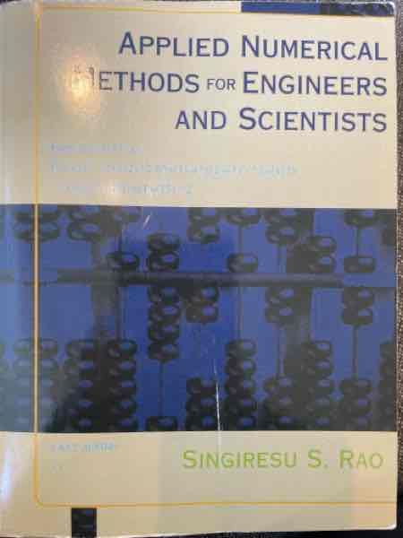 Applied Numerical Methods For Engineers And Scientists