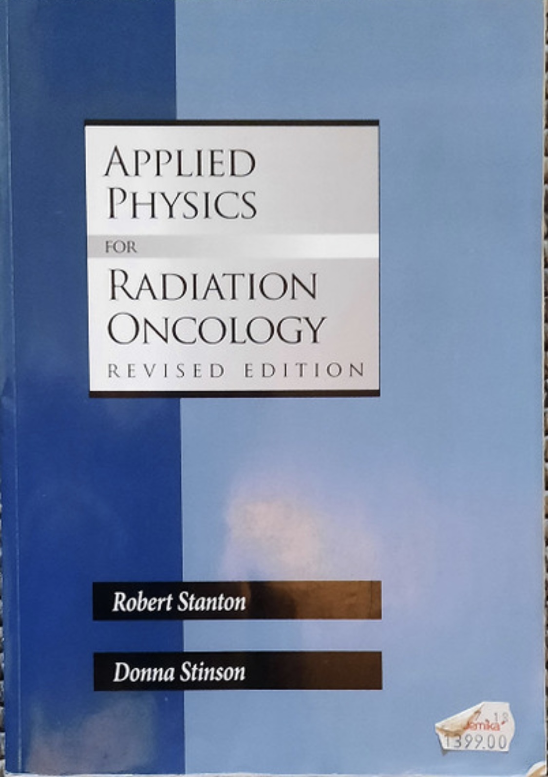 Applied physics for radiation therapy