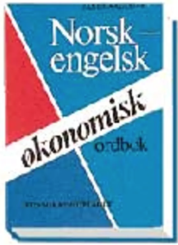 Norsk-engelsk økonomisk ordbok