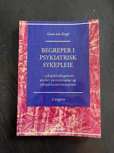 begreper i psykiatrisk sykepleie