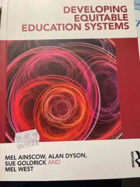 DevelopingEquitable Education Systems