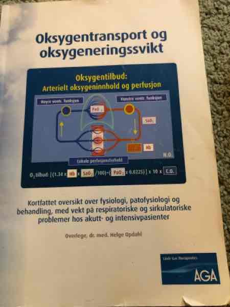Oksygentransport og oksygeneringssvikt