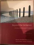 Beyond the Sentence