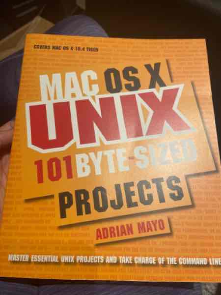 Mac Os x unix 101 byte-sized projects