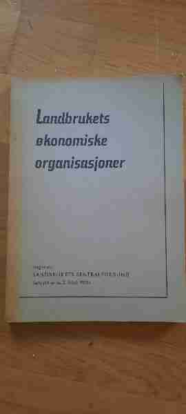 Landbrukets økonomiske organisasjoner 