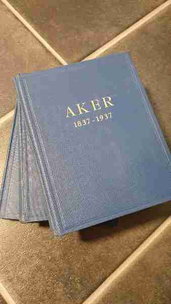 Aker 1837 - 1937 bind I - III
