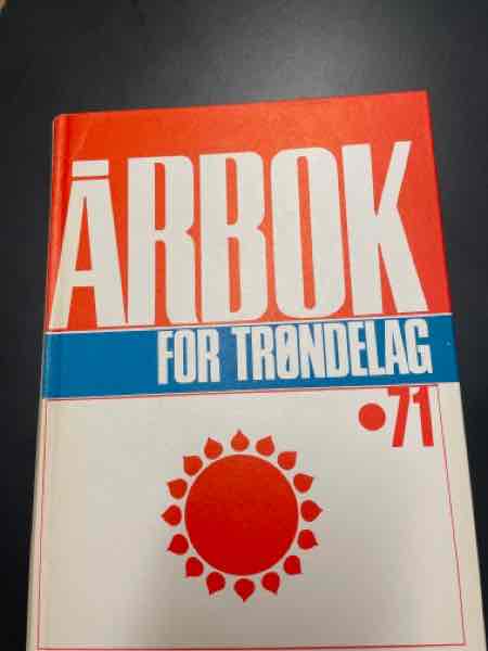 Årbok for Trøndelag 1971