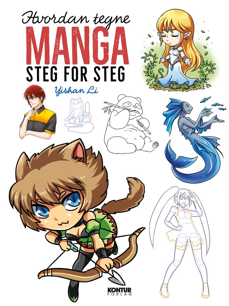 Hvordan tegne manga steg for steg