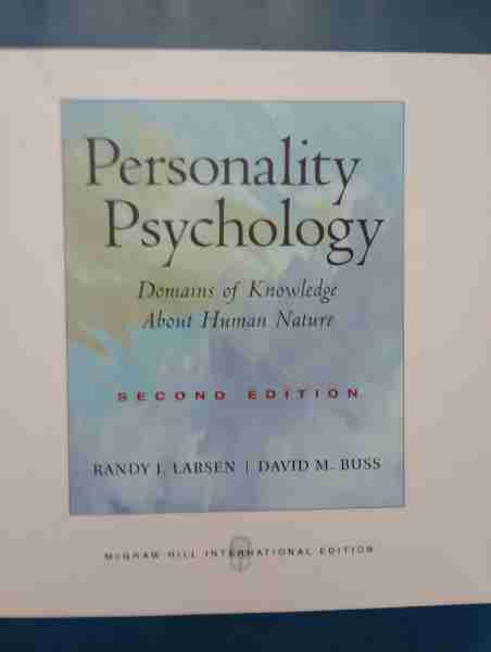 Personality Psychology : Domains of Knowledge About Human Nature 