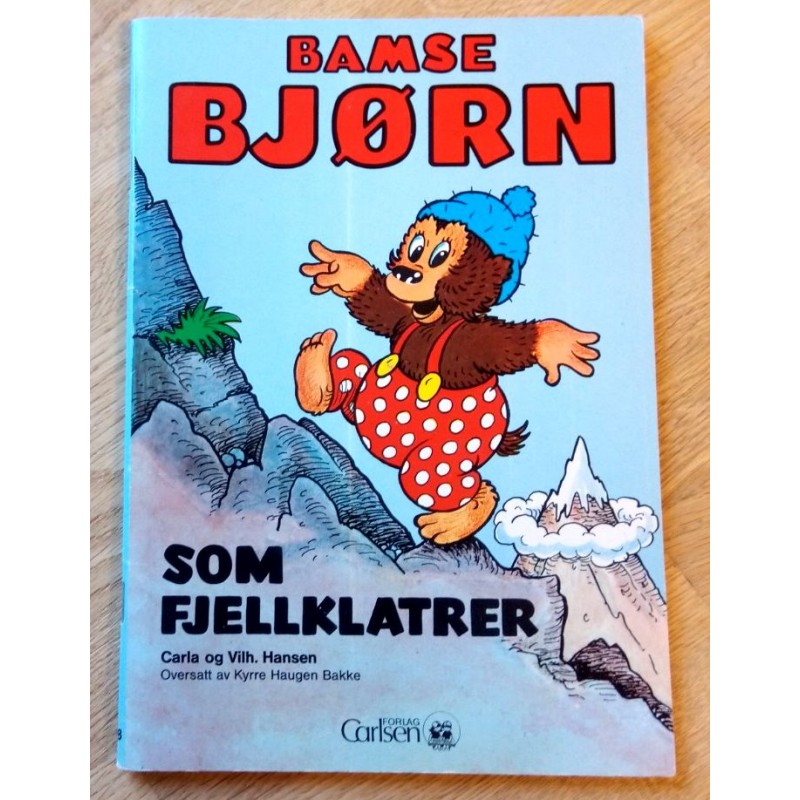 Bamse Bjørn som fjellklatrer
