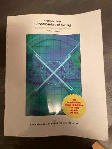 Fundamentals of selling