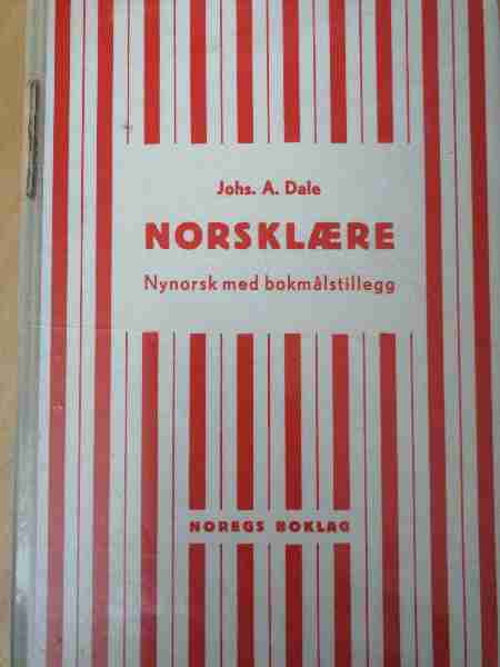 Norsklære: Nynorsk med bokmålstillegg