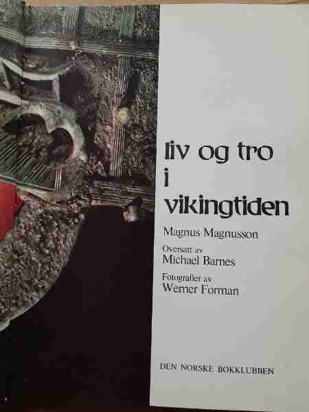 Liv og tro i vikingtiden