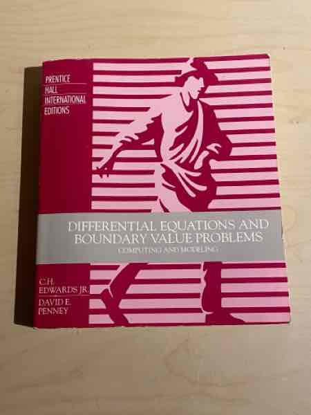 Differential equations and boundary value problems