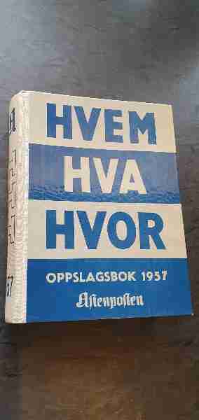 Hvem hva hvor 1957