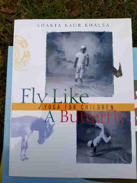 Fly like a butterfly. Yoga for children
