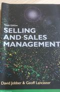 Selling and sales management 