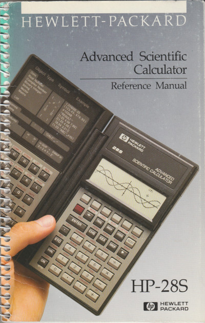Hewlett-Packard, Advanced Scientific Calculator, Reference Manual HP-28S