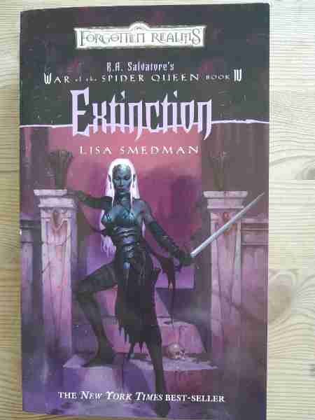 R.A. Salvatore's War of the spider Queen book 4. Extinction