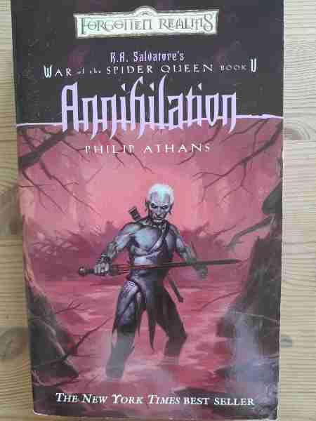 R.A. Salvatore's War of the spider Queen book 5. Annihilation
