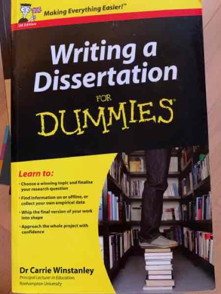 Writing a dissertation for dummies